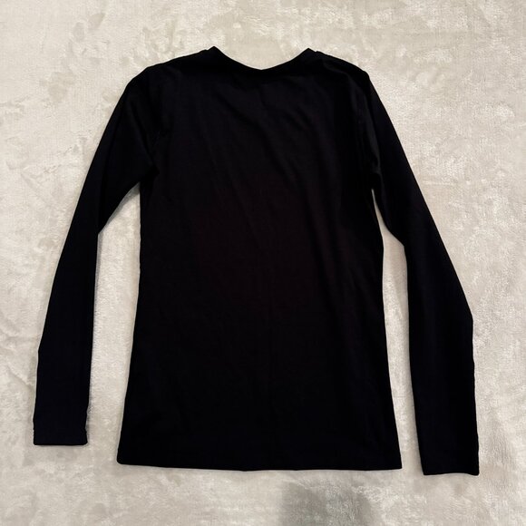 Reebok Black Under Layer Long Sleeve Shirt Boys Size Medium - Picture 6 of 6